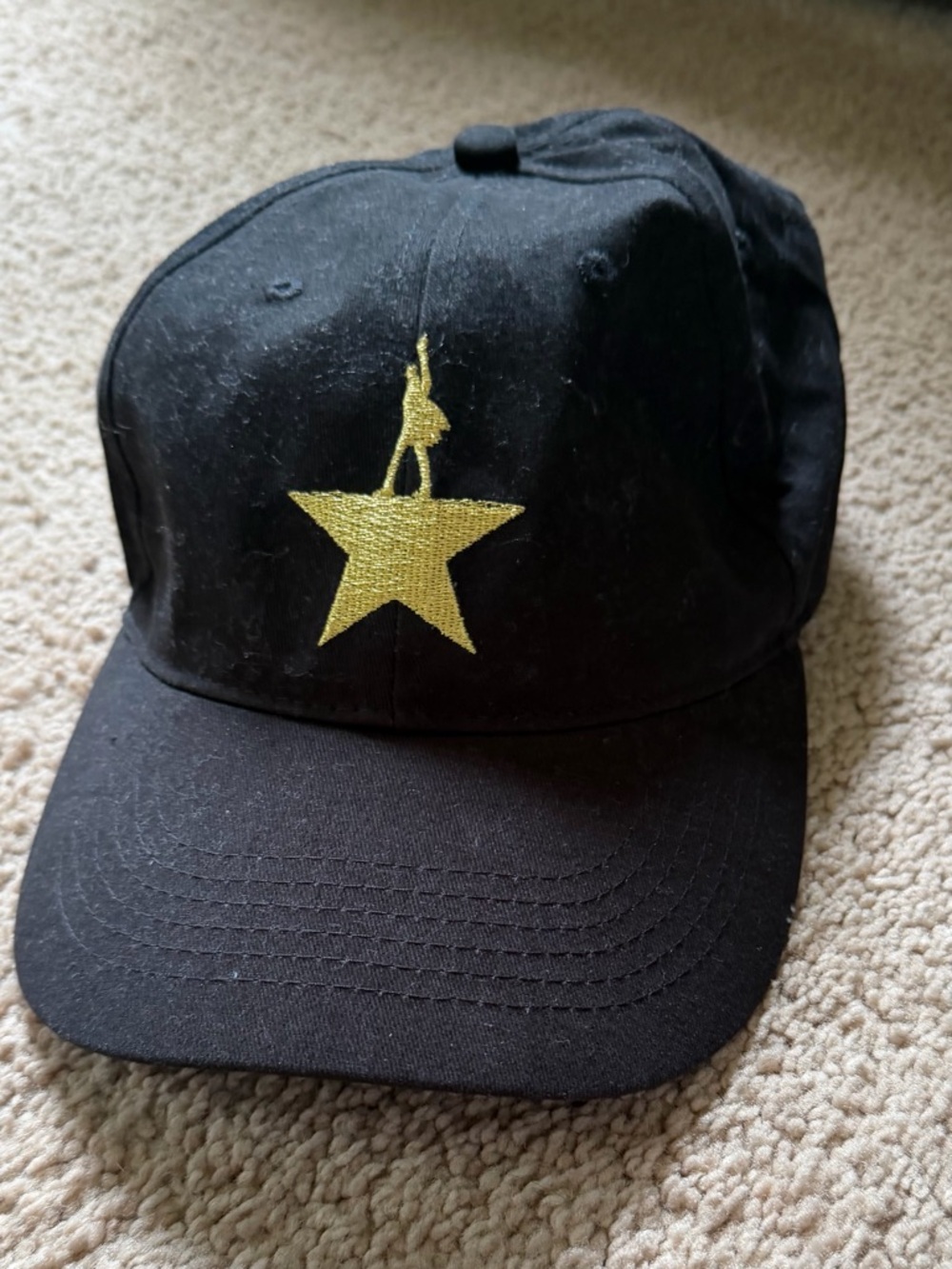 Black Hamilton baseball hat